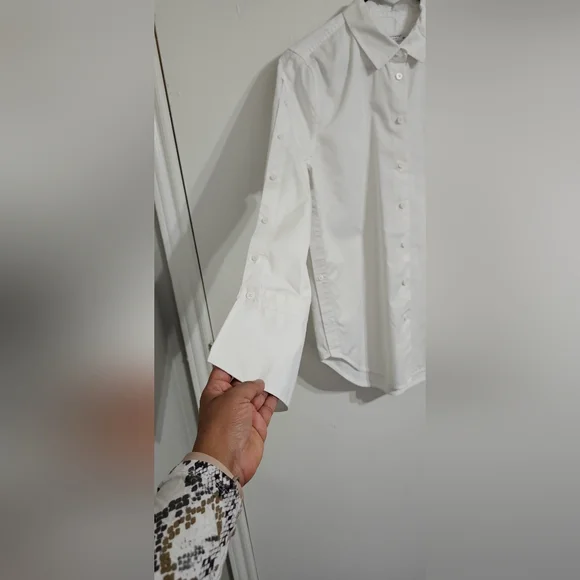 Equipment Femme Button Down Shirt Womens Small White - Picture 3 of 7